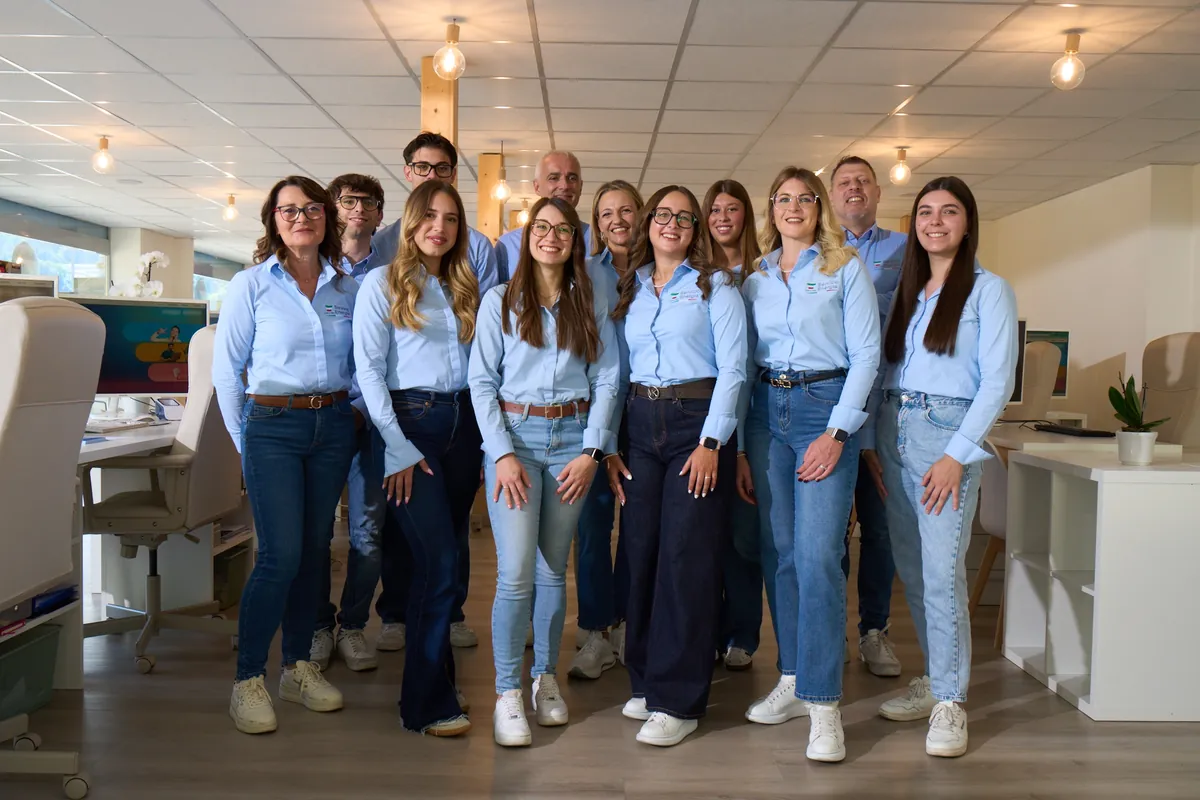 Il team di Servizio Energia nell’ufficio di Albino